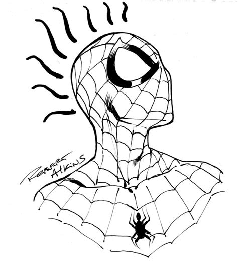 ultimate spider man drawing|spider man drawing black and white.